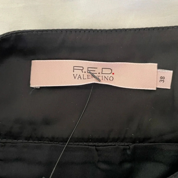 Red Valentino asymmetrical ruffle side tie mini skirt - Picture 4 of 9